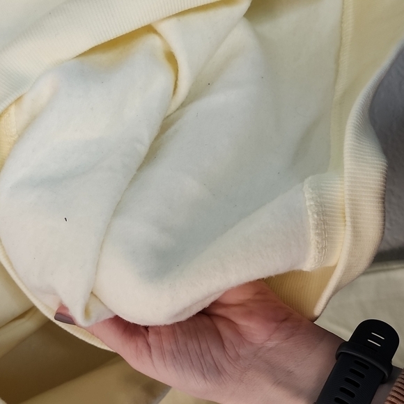 U.S. Apparel Ft. Lauderdale Soft Pastel Yellow Crewneck Sweatshirt - Picture 3 of 6